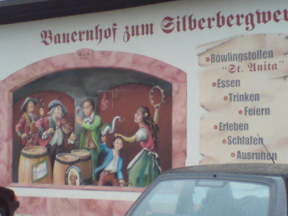 Restaurant & Pension "Bauernhof Zum Silberbergwerk" Limabach - Oberfrohna المظهر الخارجي الصورة