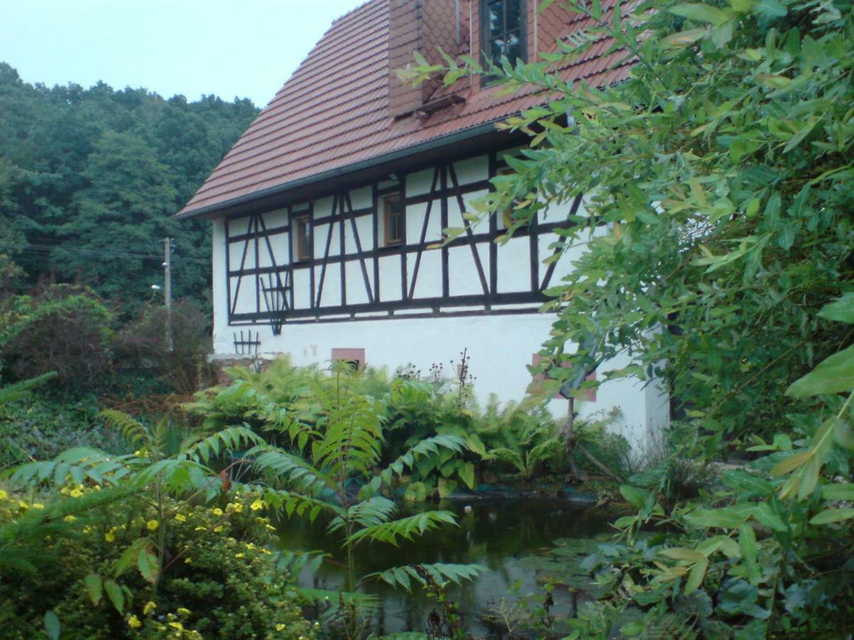 Restaurant & Pension "Bauernhof Zum Silberbergwerk" Limabach - Oberfrohna المظهر الخارجي الصورة